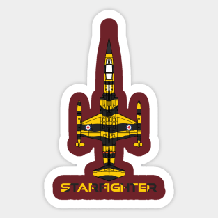 Lockheed F-104 Starfighter - CAF Tiger Stripes Sticker